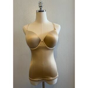 Maidenform Longline Push Up Shaper Bra Latte Size 36D